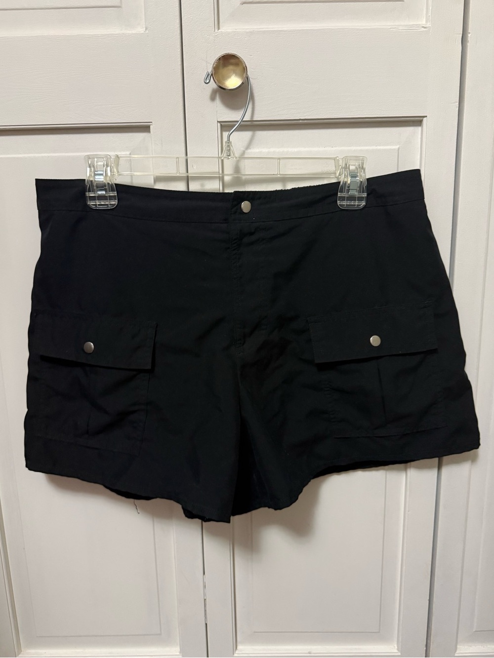 Pure Paradise Black Board Shorts Swim Active Outdoor Size XL